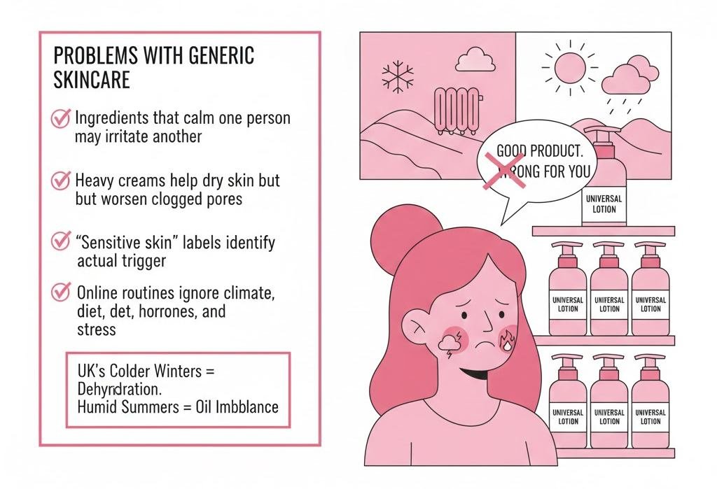 Why Does Everyone Else’s Skincare Work But Mine Doesn’t 1 Real Problem With One-Size-Fits-All Skincare