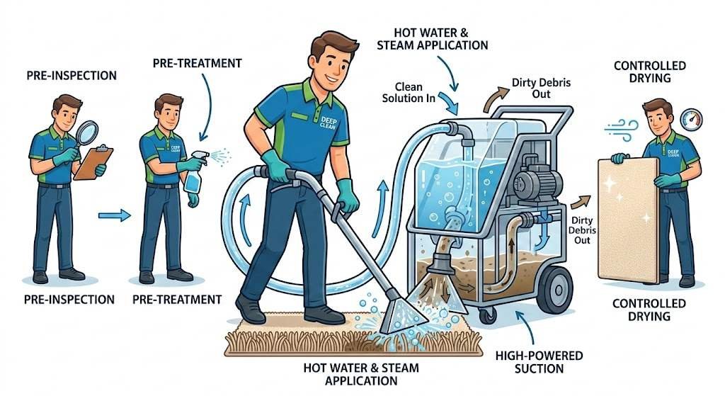 What Is the Deep Extraction Cleaning Process and How Does It Work
