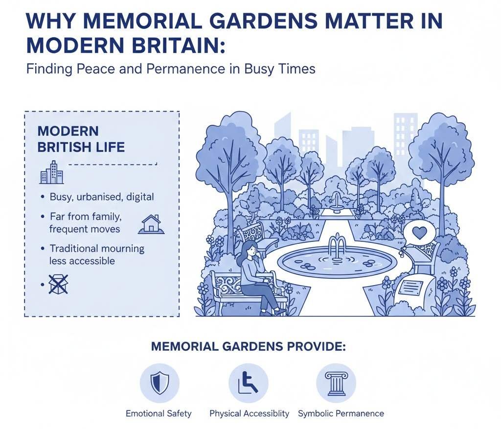 Why Memorial Gardens Matter in Modern Britain