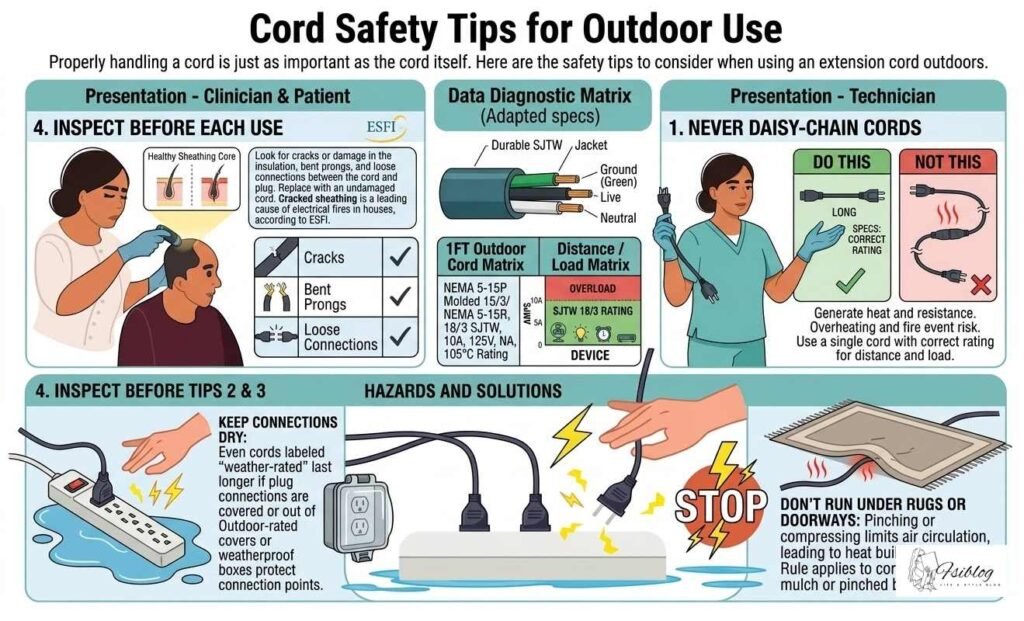 Cord Safety Tips for Outdoor Use