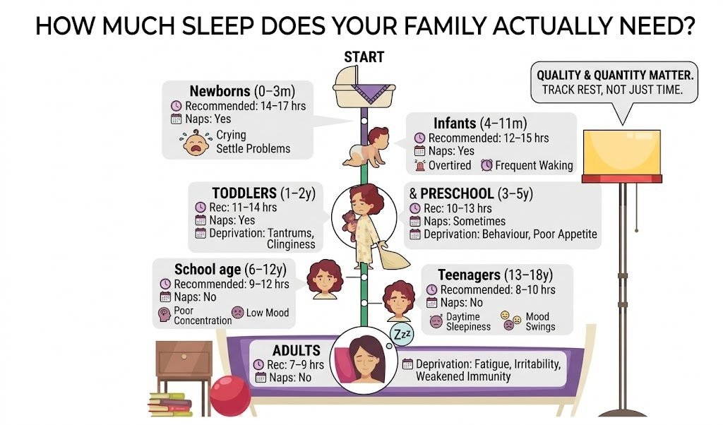 How Much Sleep Does Your Family Actually Need?