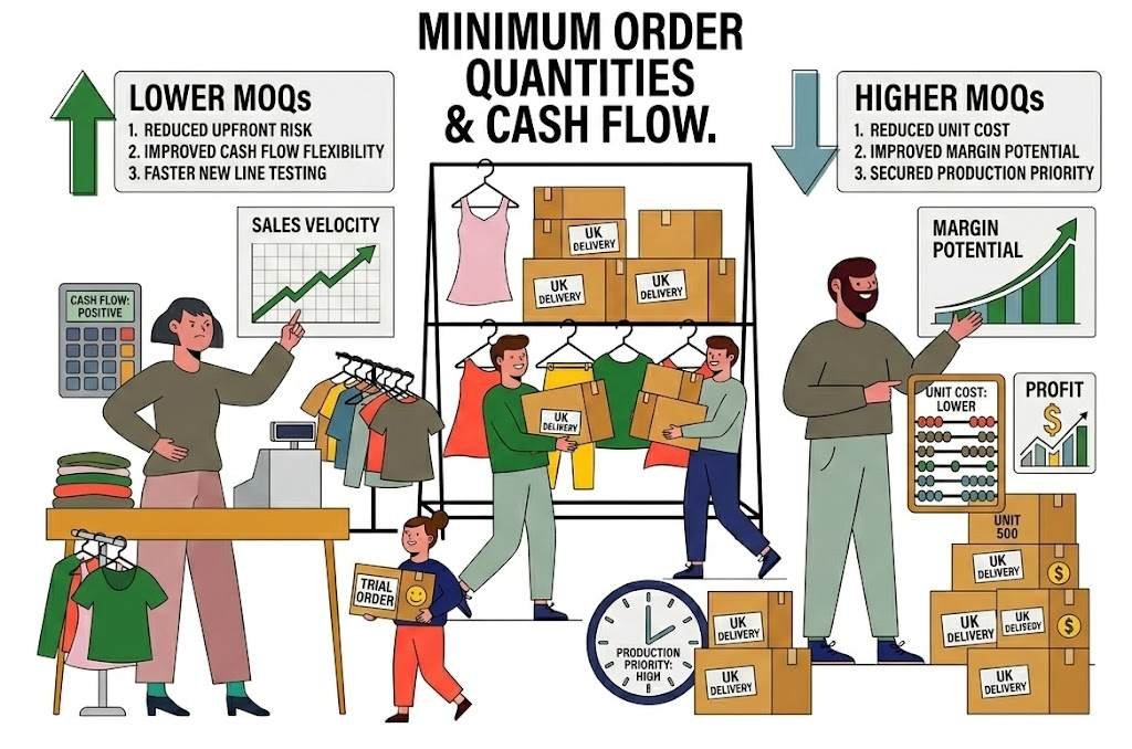 Minimum Order Quantities and Cash Flow