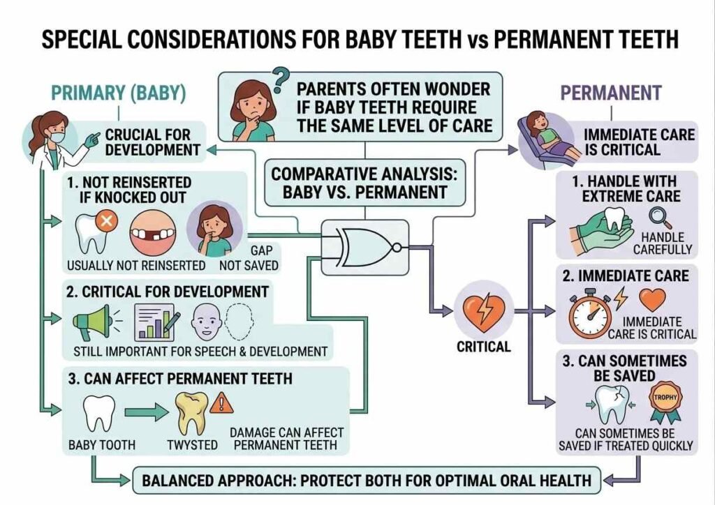 Special Considerations for Baby Teeth vs Permanent Teeth