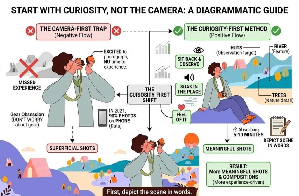Start with Curiosity, Not the Camera