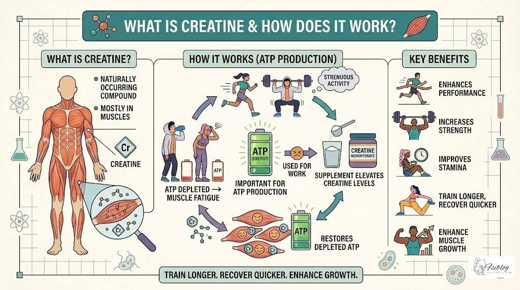 Best Creatine Powders for Muscle Growth & Performance 1 What Is Creatine & How Does It Work?