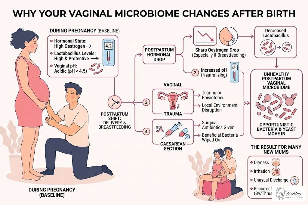 Why Your Vaginal Microbiome Changes After Birth