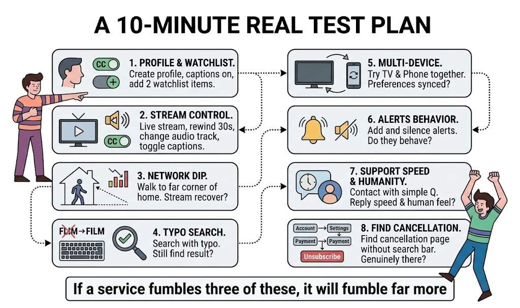 A 10-Minute Real Test Plan