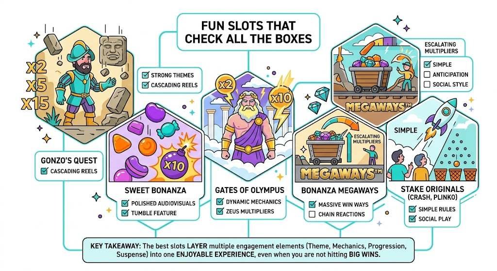Examples of Fun Slots that Check all the Boxes 