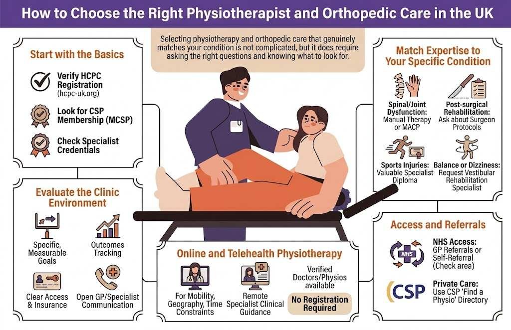 How to Choose the Right Physiotherapist and Orthopedic Care in the UK