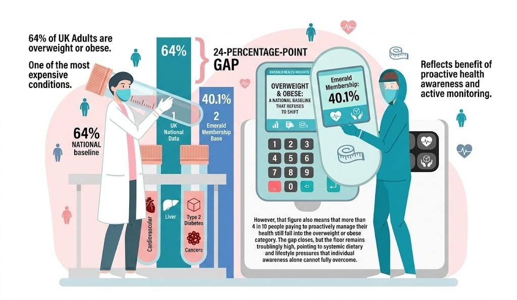 Overweight and Obese: A National Baseline That Refuses to Shift