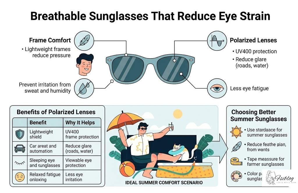 Breathable Sunglasses That Reduce Eye Strain