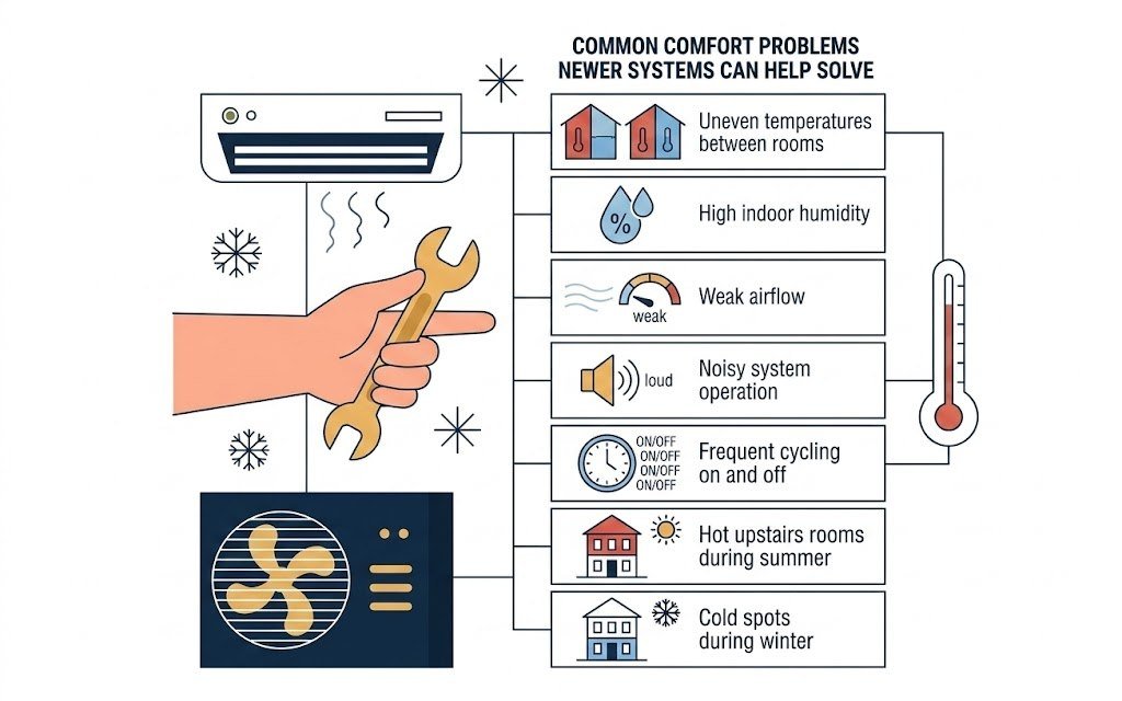 Common Comfort Problems Newer Systems Can Help Solve