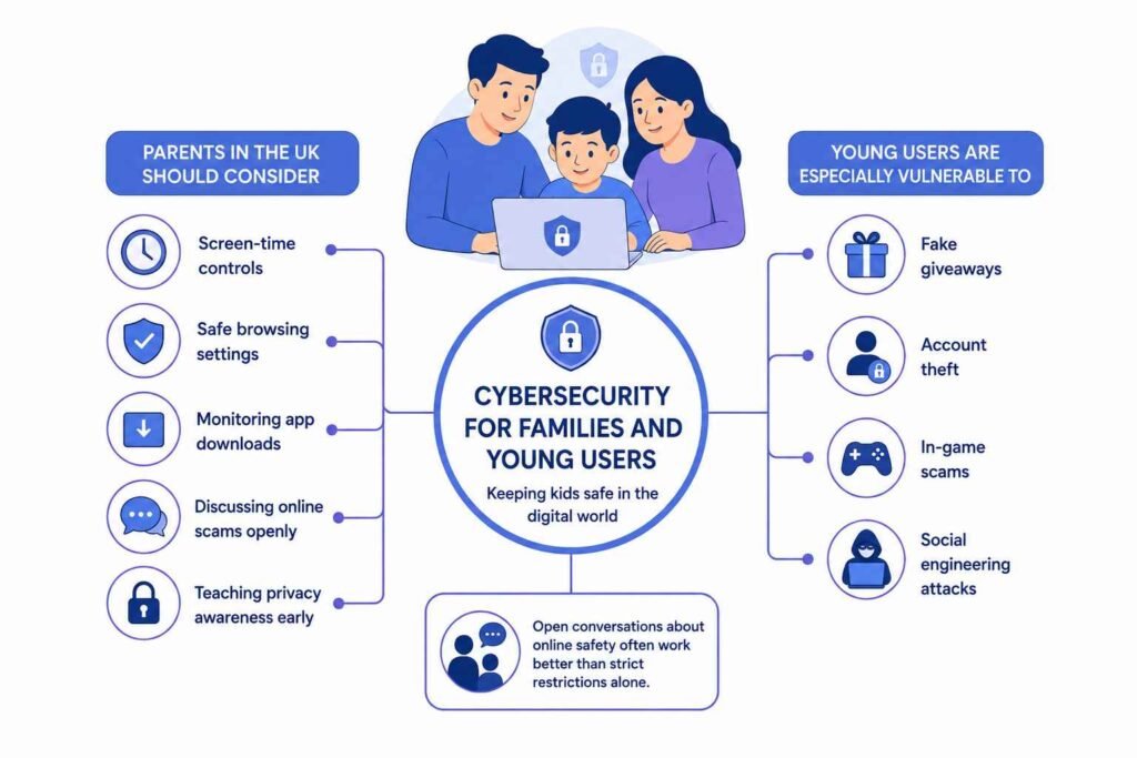 Cybersecurity for Families and Young Users