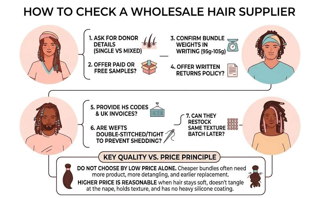 How to Check a Wholesale Hair Supplier