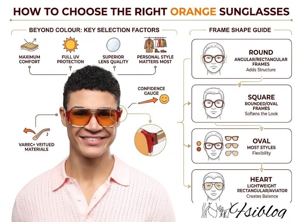 How to Choose the Right Orange Sunglasses