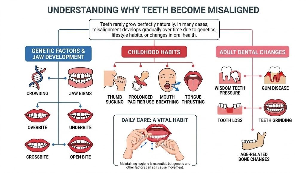 Understanding Why Teeth Become Misaligned