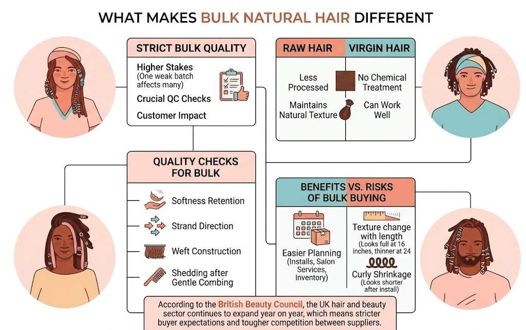 What Makes Bulk Natural Hair Different