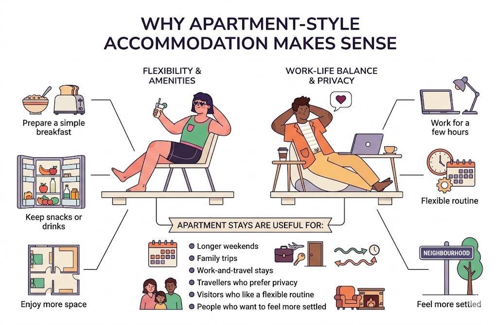 Where to Stay in Madrid for a More Local and Relaxed Experience 2 Why Apartment-Style Accommodation Can Make Sense
