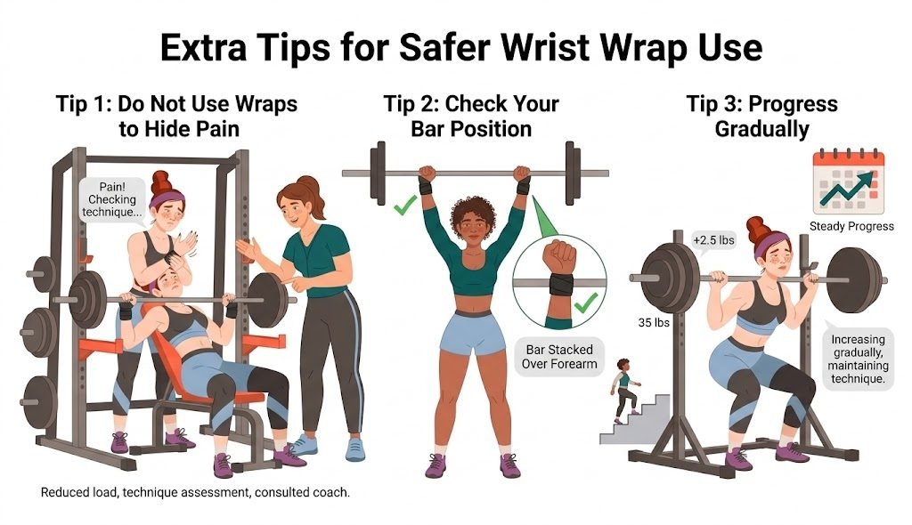 7 Things Lifters Get Wrong When Choosing Wrist Wraps for Lifting 2 Extra Tips for Safer Wrist Wrap Use