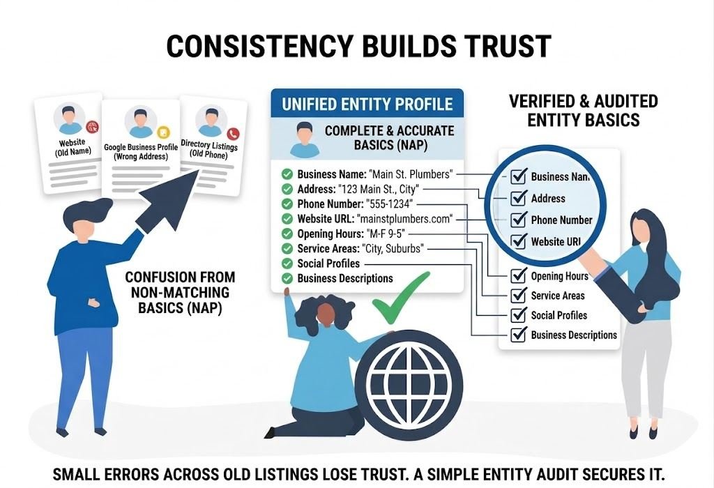 Why Your Entity Is Becoming a Real Ranking Advantage 2 Consistency Builds Trust