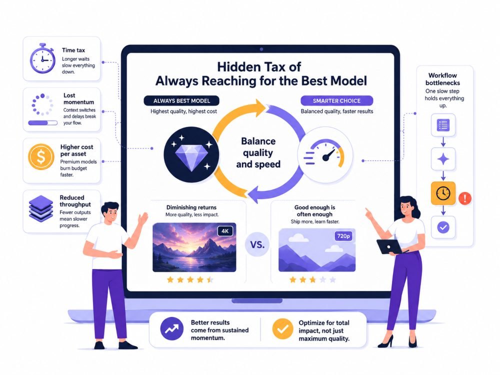 Efficiency Frontier: Managing Latency and Unit Cost in High-Volume AI Video 1 Hidden Tax of Always Reaching for the Best Model