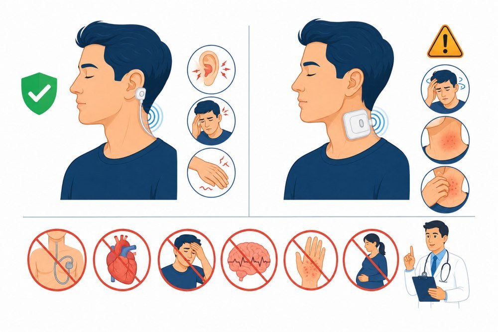 Is the Ear Route Safer Than the Neck?