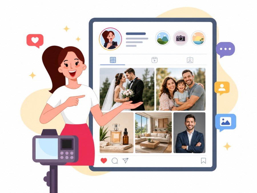 How Social Media Marketing Helps Photographers Grow Their Online Audience 1 Social Media Turns Your Profile Into A Living Portfolio