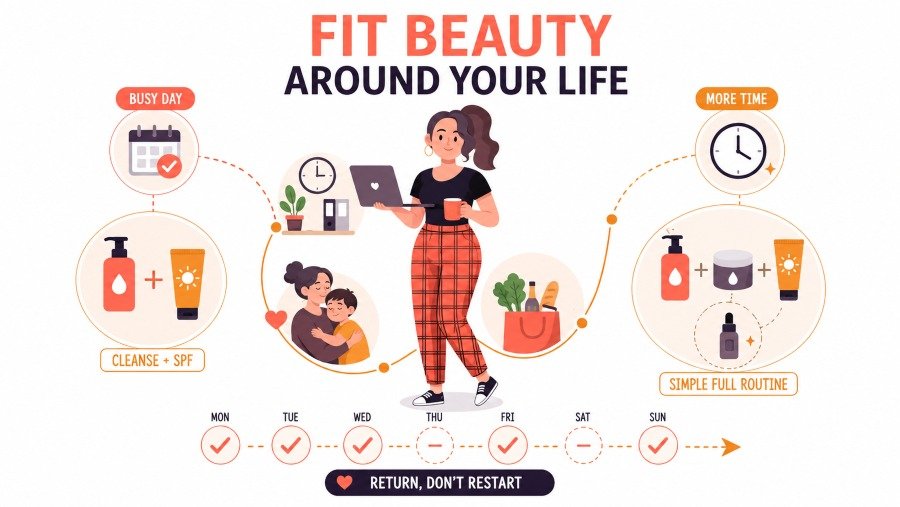 Fitting Beauty Around Your Life, Not The Reverse