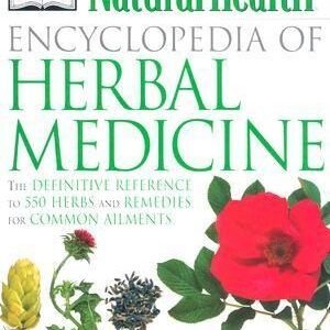 Encyclopedia of Herbal Medicine by Andrew Chevallier book cover showing an illustrated herbal reference guide