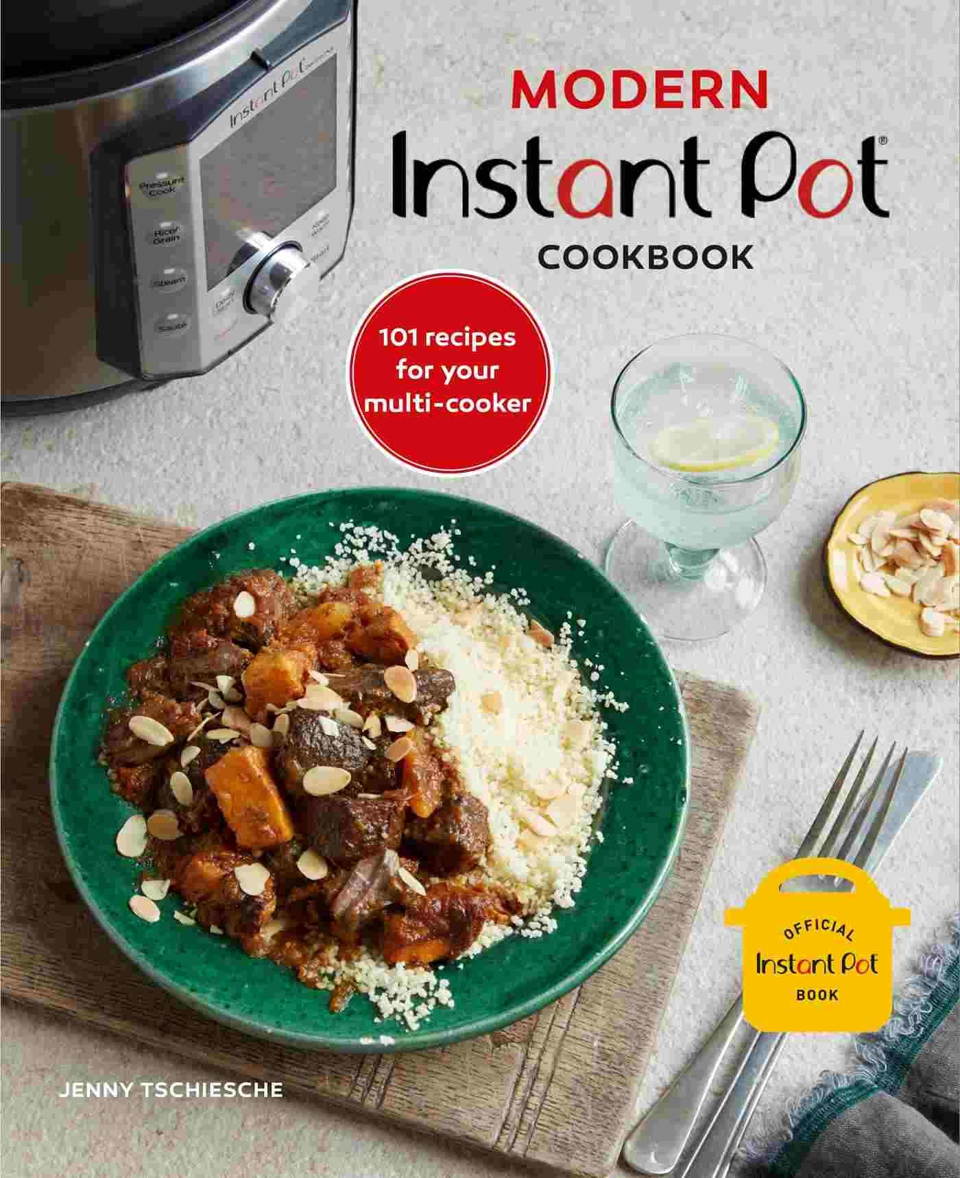 Modern Instant Pot Cookbook 1 Modern Instant Pot Cookbook cover by Jenny Tschiesche for a Life Hacks review about quick family meals and multicooker confidence
