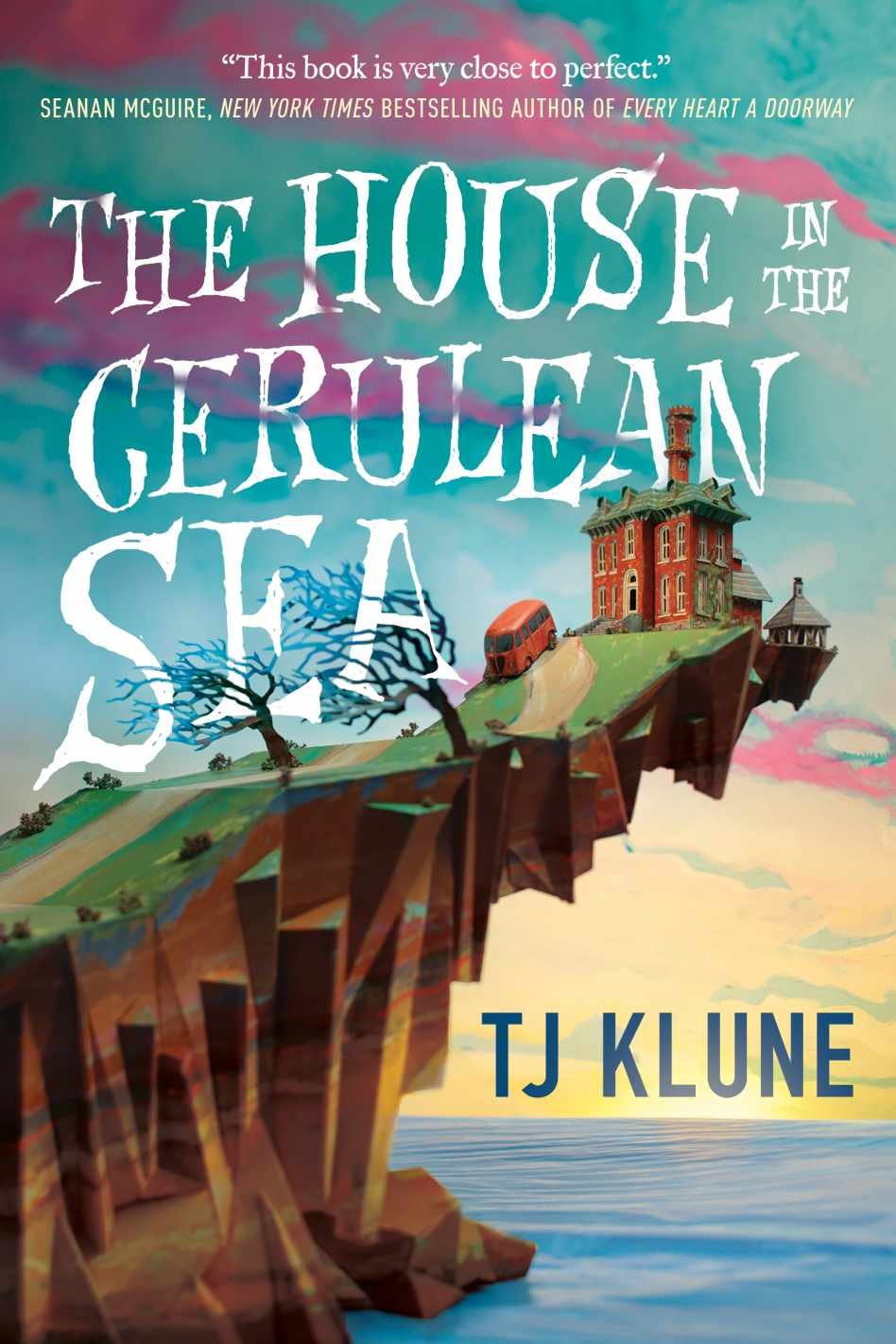 The House in the Cerulean Sea 1 The House in the Cerulean Sea book cover by TJ Klune for a Friends and Family review about empathy and belonging