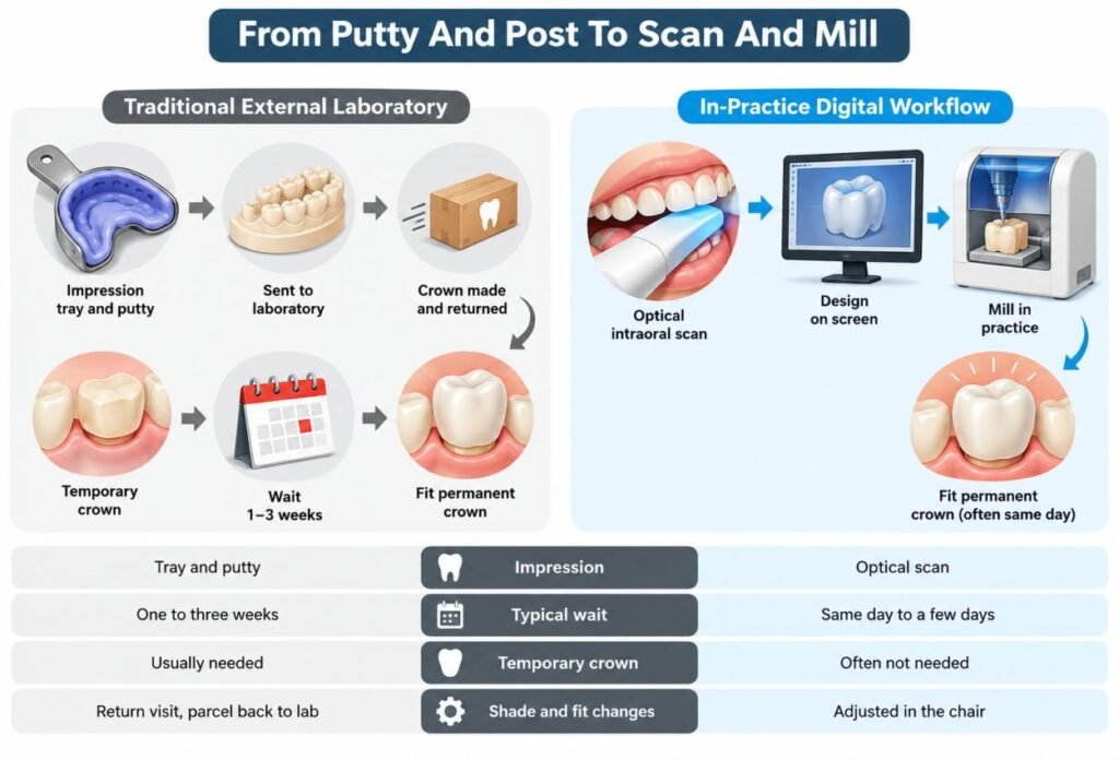 From Putty And Post To Scan And Mill