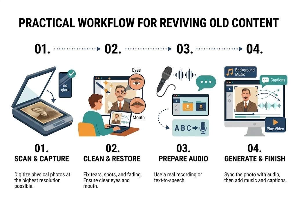 Practical Workflow for Reviving Old Content