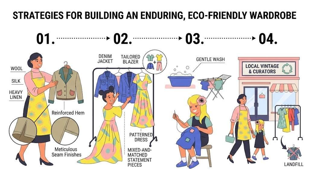 Strategies for Building an Enduring, Eco-Friendly Wardrobe