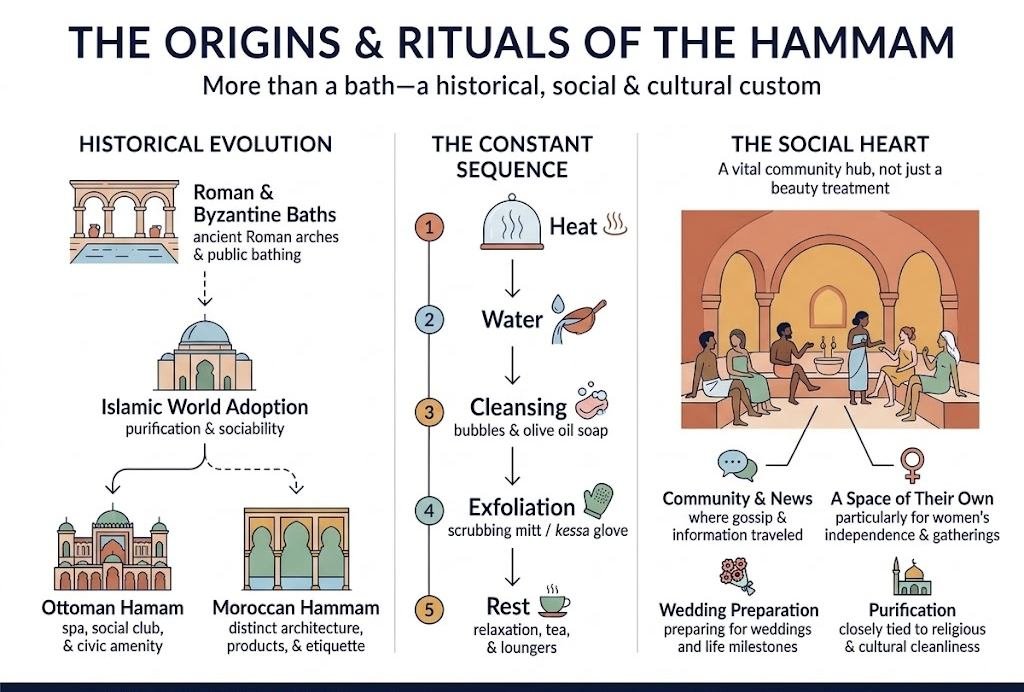 Hammam Scrubs: An Ancient Ritual With Modern Benefits 1 Where The Ritual Actually Comes From
