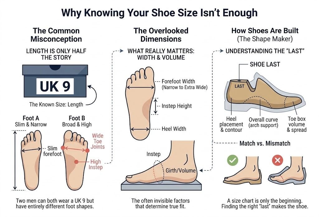 Why Knowing Your Shoe Size Isnot Enough