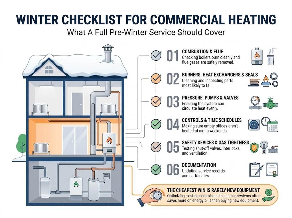 Before the Cold Sets In: What UK Businesses Should Check in Their Heating and Cooling Systems This Winter 1 Winter Checklist For Commercial Heating